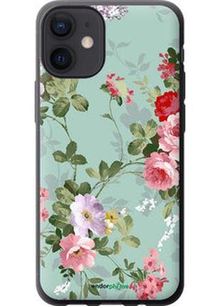 Чохол на iphone 12 mini квіткові шпалери 2 "862u-2071-2448"
