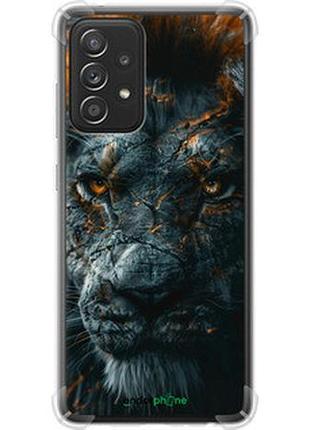 Чехол на samsung galaxy a52s 5g a528b пламенный лев "6153sp-2583-2448"