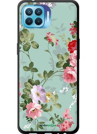 Чехол на oppo a93 цветочные обои 2 "862b-2185-2448"