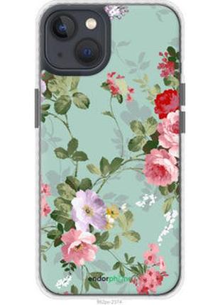 Чехол на iphone 13 цветочные обои 2 "862pc-2374-2448"