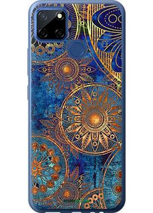 Чохол на realme c12 золотий візерунок "678u-2240-2448"
