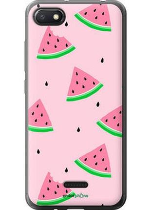 Чехол на xiaomi redmi 6a розовый арбуз "4314u-1531-2448"
