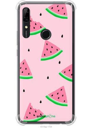 Чехол на huawei y9 prime 2019 розовый арбуз "4314sp-1736-2448"