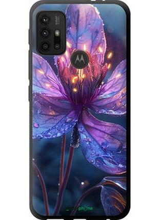Чехол на motorola moto g30 магический цветок "6038b-2320-2448"