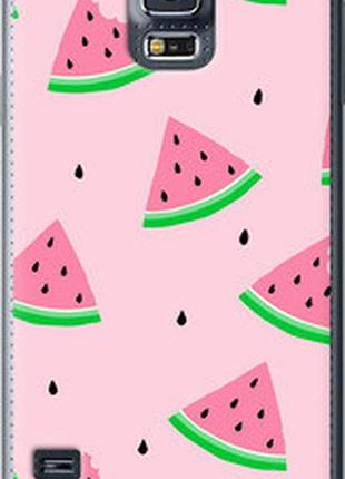 Чехол на samsung galaxy s5 duos sm g900fd розовый арбуз "4314t-62-2448"