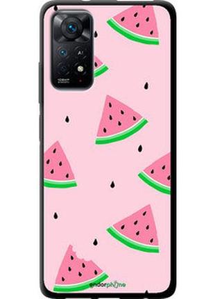 Чехол на xiaomi redmi note 11 розовый арбуз "4314b-2516-2448"