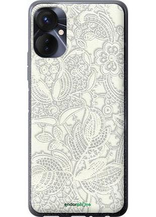 Чехол на tecno spark 9 pro белое кружево "4383u-2832-2448"