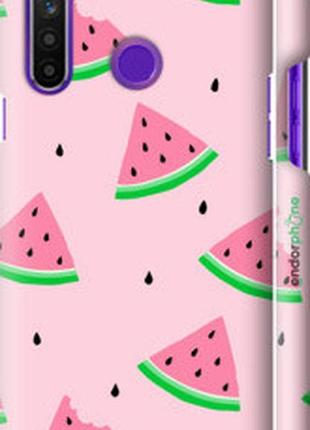 Чехол на realme 6i розовый арбуз "4314m-2059-2448"