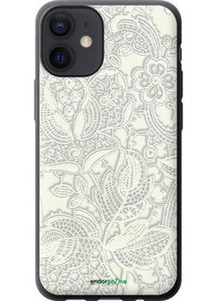 Чохол на iphone 12 mini біле мереживо "4383t-2071-2448"