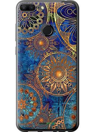 Чехол на huawei honor 9 lite золотой узор "678u-1359-2448"