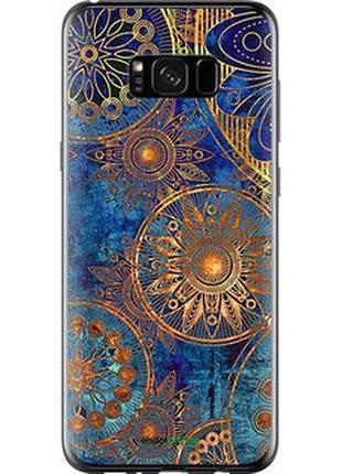 Чехол на samsung galaxy s8 plus золотой узор "678t-817-2448"