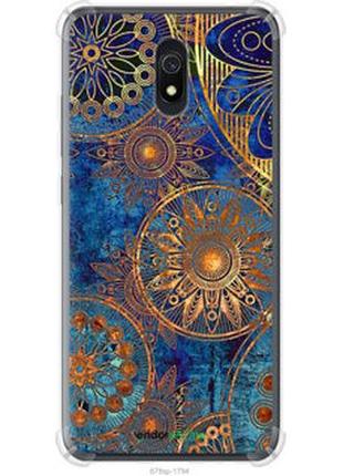 Чехол на xiaomi redmi 8a золотой узор "678sp-1794-2448"