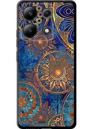 Чехол на xiaomi redmi note 13 4g золотой узор "678b-3654-2448"