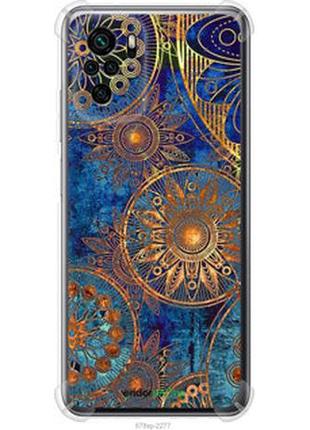 Чехол на xiaomi poco m5s золотой узор "678sp-3117-2448"