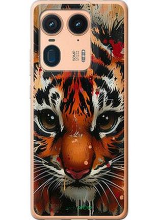 Чехол на motorola moto x50 ultra mini tiger "6052u-3866-2448"
