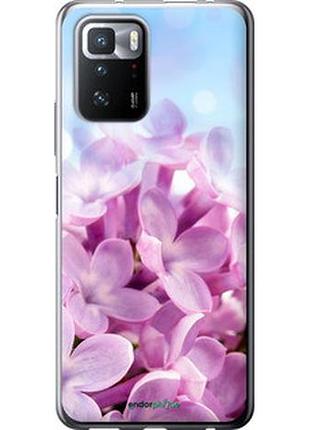 Чехол на xiaomi redmi note 10 pro 5g сирень "527u-3333-2448"