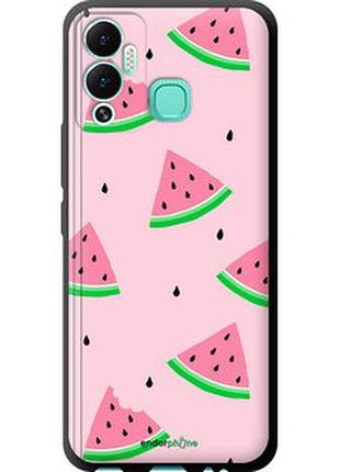 Чехол на infinix hot 12 play розовый арбуз "4314b-2759-2448"