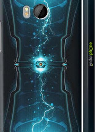 Чехол на htc one m8 молнии в цилиндре "120m-30-2448"