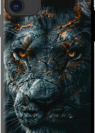 Чехол на iphone 11 пламенный лев "6153b-1722-2448"