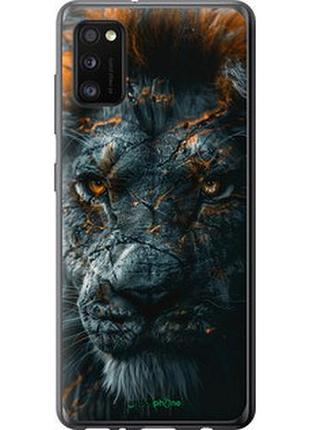 Чехол на samsung galaxy a41 a415f пламенный лев "6153u-1886-2448"