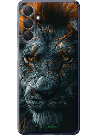 Чехол на samsung galaxy m54 пламенный лев "6153u-3039-2448"