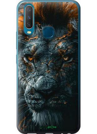 Чехол на vivo y17 пламенный лев "6153u-1447-2448"