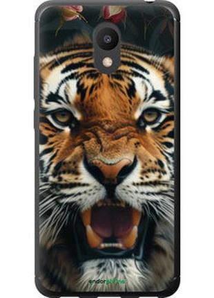 Чехол на meizu m6 тигровое величие "6080t-1349-2448"