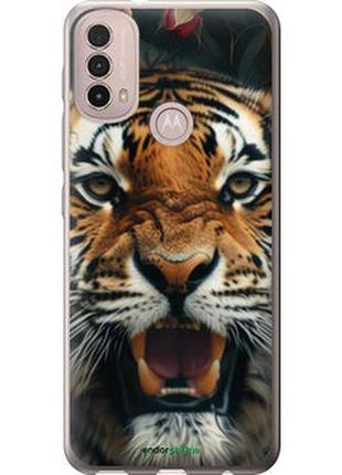 Чехол на motorola e40 тигровое величие "6080u-2660-2448"