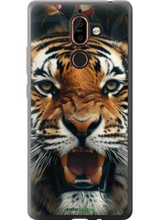 Чехол на nokia 7 plus тигровое величие "6080u-1354-2448"