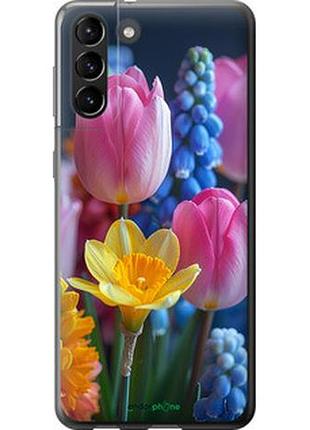 Чохол на samsung galaxy s21 plus весняні квіти "6058t-2115-2448"
