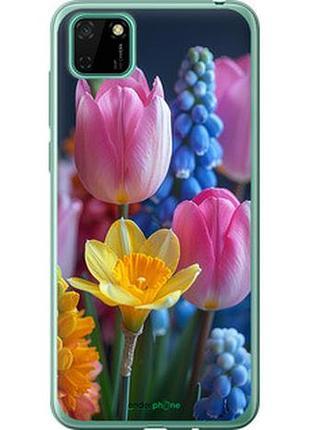 Чехол на huawei y5p весенние цветы "6058t-1936-2448"