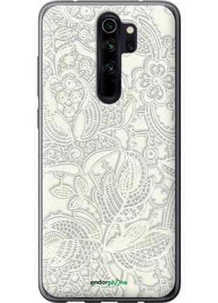 Чехол на xiaomi redmi note 8 pro белое кружево "4383u-1783-2448"