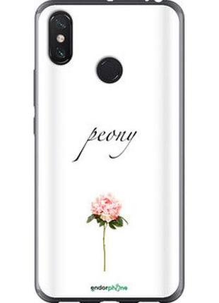 Чехол на xiaomi mi max 3 пион "4366t-1534-2448"