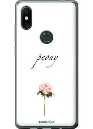 Чехол на xiaomi mi mix 2s пион "4366u-1438-2448"
