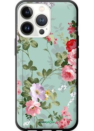 Чехол на iphone 13 pro цветочные обои 2 "862b-2372-2448"