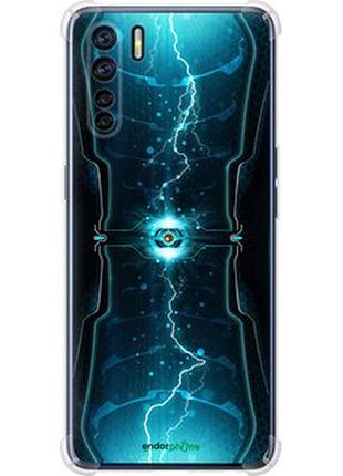 Чехол на oppo a91 молнии в цилиндре "120sp-1884-2448"