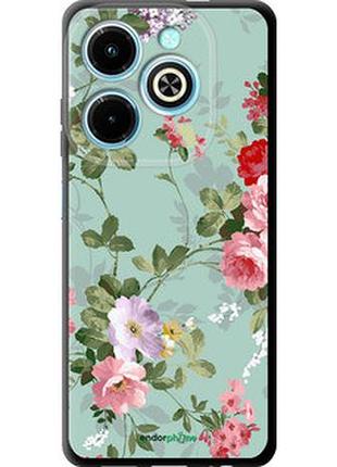 Чехол на infinix hot 40i цветочные обои 2 "862b-3504-2448"
