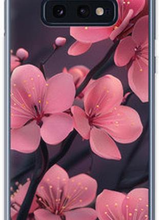 Чехол на samsung galaxy s10e пурпурная сакура "6075sp-1646-2448"