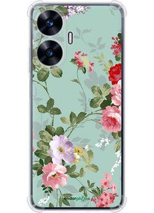 Чехол на realme c55 цветочные обои 2 "862sp-2992-2448"