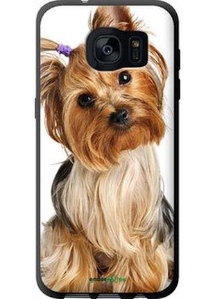 Чехол на samsung galaxy s7 edge g935f йоркширский терьер с хвостиком "930b-257-2448"