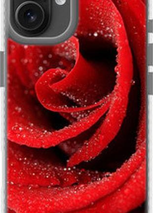 Чехол на iphone 16 plus красная роза "529pm-3714-2448"