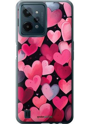 Чехол на realme c31 сердечки 4 "5662u-2593-2448"