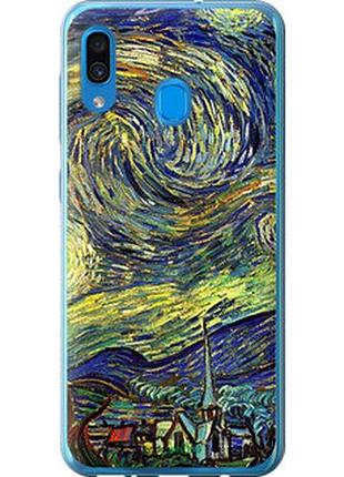 Чехол на samsung galaxy a20 2019 a205f винсент ван гог. звёздная ночь "163u-1761-2448"