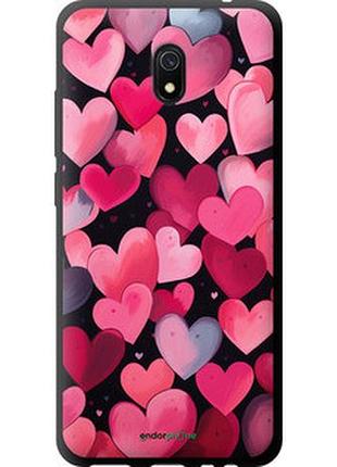 Чехол на xiaomi redmi 8a сердечки 4 "5662b-1794-2448"