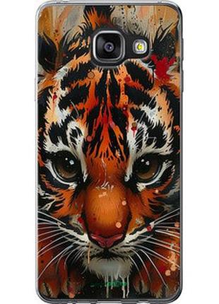 Чехол на samsung galaxy a3 (2016) a310f mini tiger "6052t-159-2448"