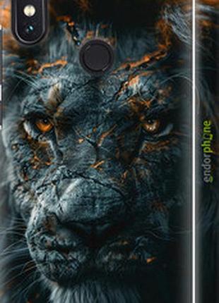 Чохол на xiaomi redmi note 5 плам'яний лев "6153m-1516-2448"
