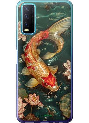 Чехол на vivo y20 мелодия лотоса "6106u-2078-2448"