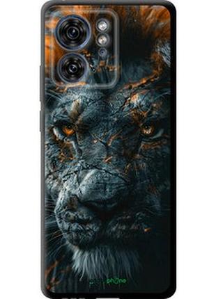 Чохол на motorola edge 40 плам'яний лев "6153b-3335-2448"