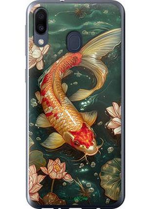 Чехол на samsung galaxy m20 мелодия лотоса "6106u-1660-2448"