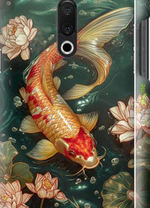 Чехол на meizu 15 plus мелодия лотоса "6106m-1473-2448"